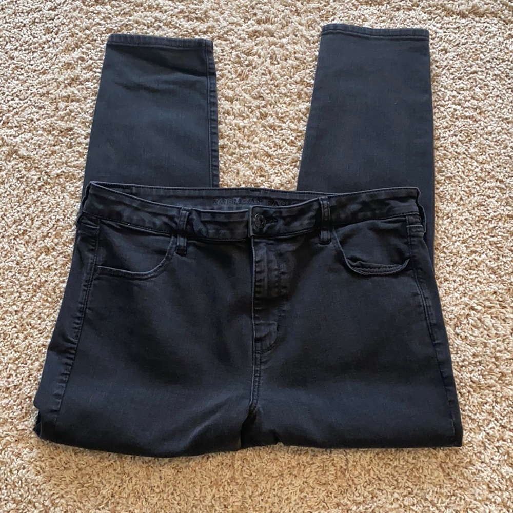 American Eagle Black Next Level Stretch Jegging 18